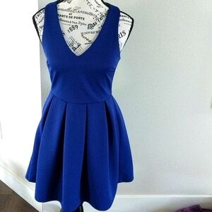 The Vintage Shop Fit & Flare Dress V Neck Small